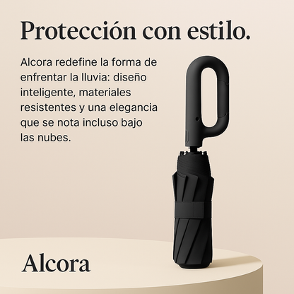 Paraguas Automático con Hebilla de Anillo